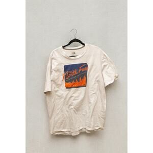 The North Face Fine Alpine Equipment Graphic Tee XXL – Retro Orange & Navy Print